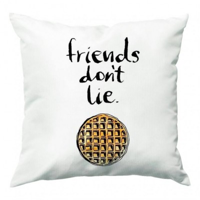 Декоративна възглавница STRANGER THINGS - FRENDS DON'T LIE